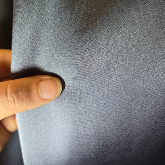 Amsale NWT Chloe Elegant Satin Evening Gown in Slate Size 14 - Picture 10 of 15